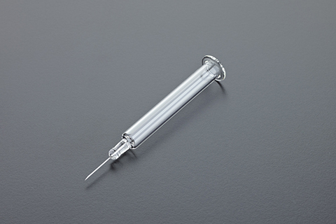 Pre-filled  glass syringe