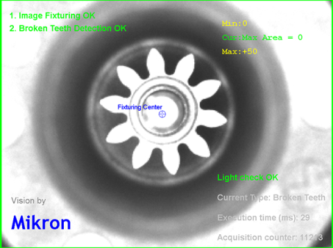 Integrity of gear teeth